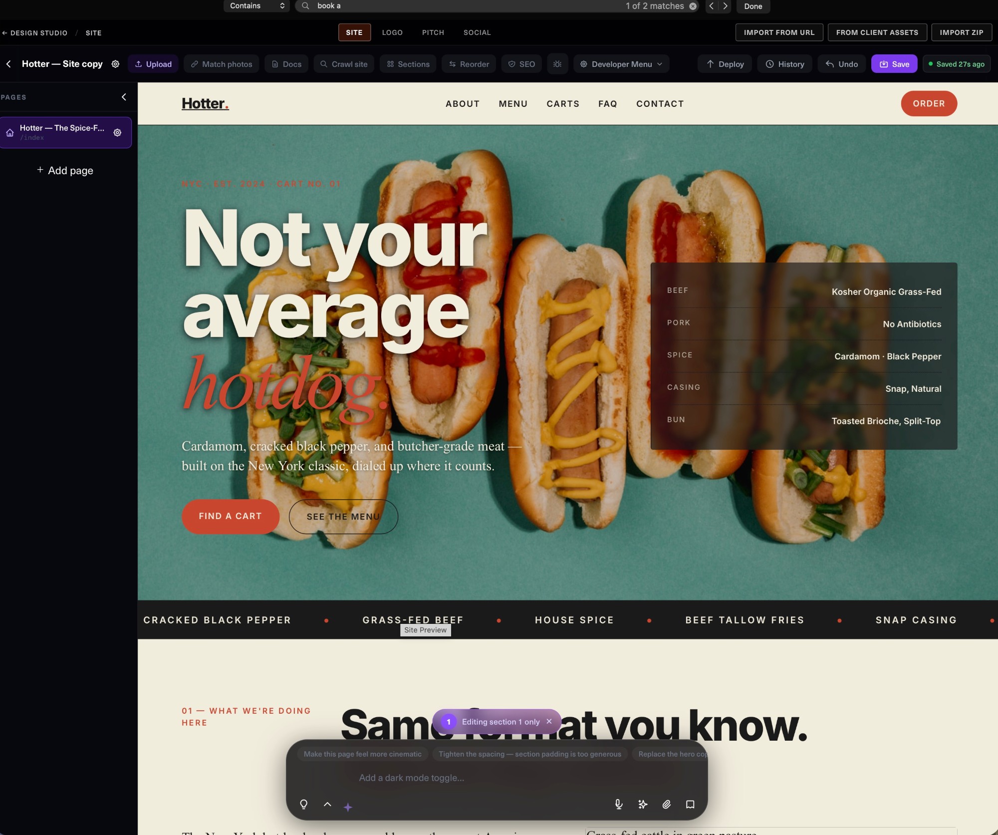 Conjure, the web platform Kabja Concepts built and runs on