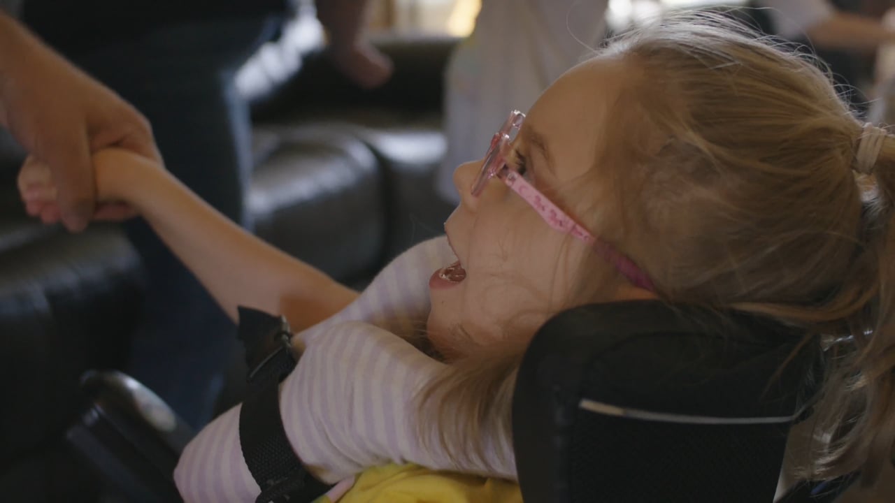 Still from Abby's Story, a RethinkFirst customer story film