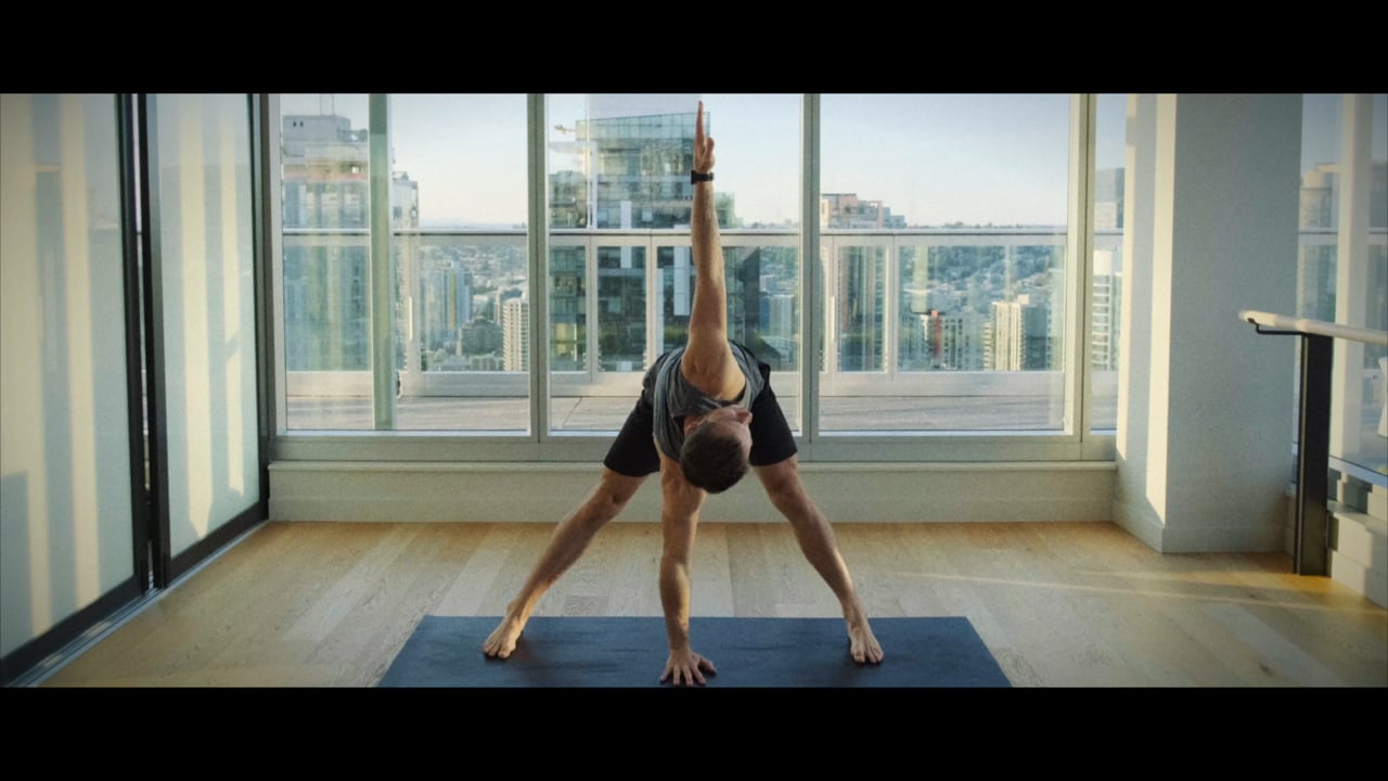 Still from the Down Dog Athletics cinematic fitness promo